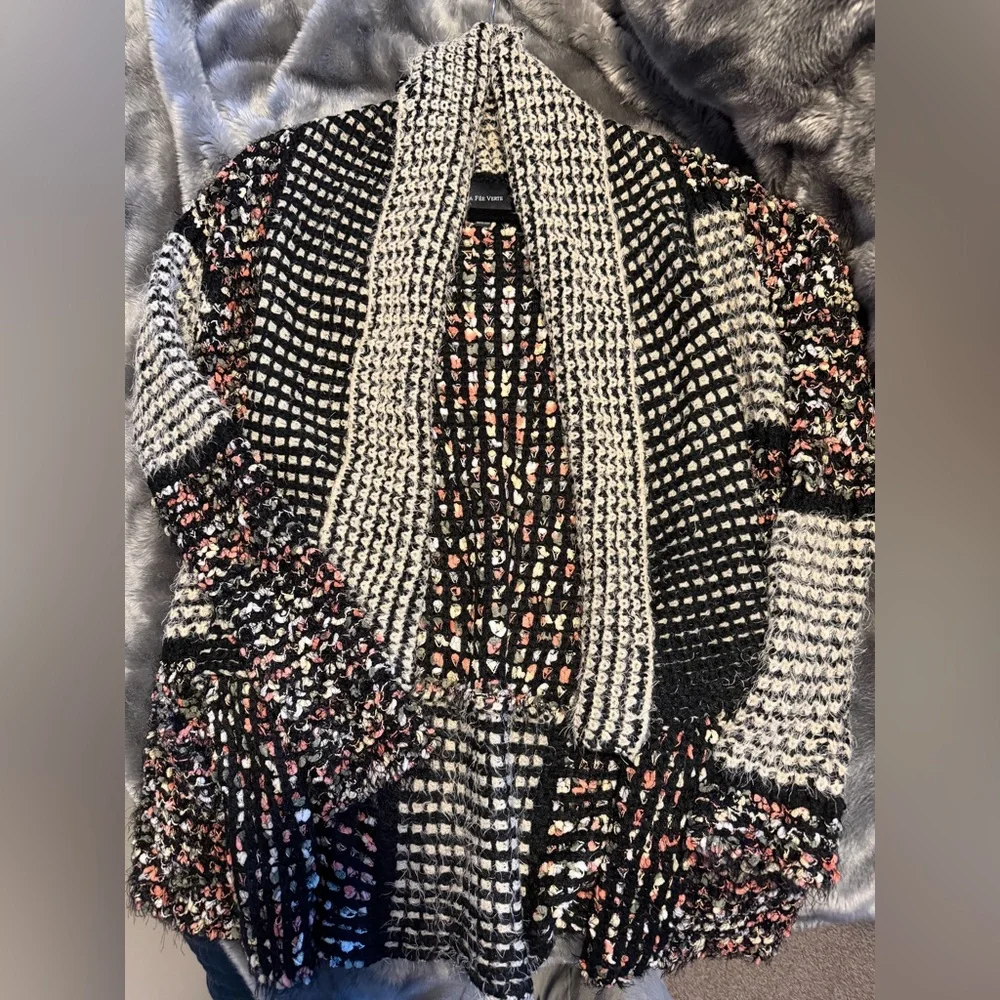 Anthropologie La Fee Verte soft knit open cardigan